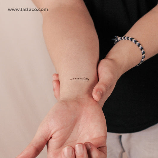 Serenity Semi-Permanent Tattoo - Set of 2