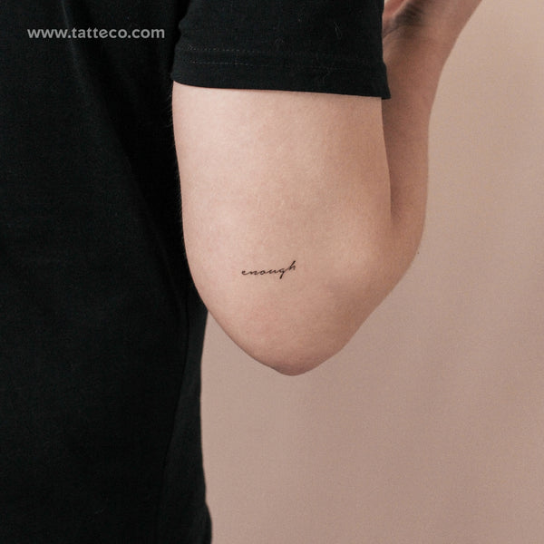 Tatuaje semipermanente 'Enough' - Juego de 2