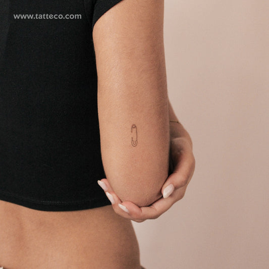 Safety Pin Semi-Permanent Tattoo - Set of 2
