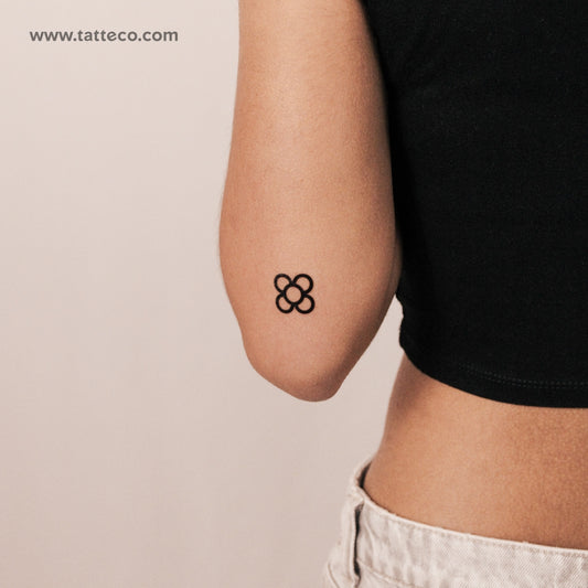 Tatuaje semipermanente Flor de Barcelona - Set de 2