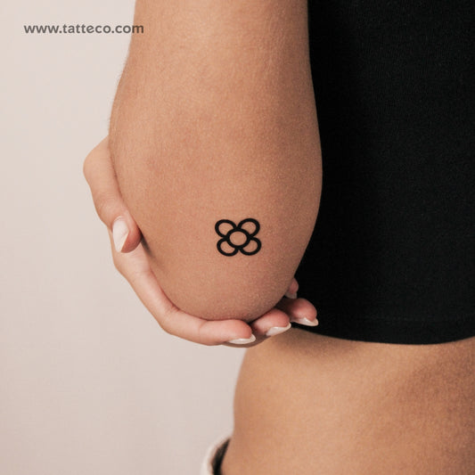 Tatuaje semipermanente Flor de Barcelona - Set de 2