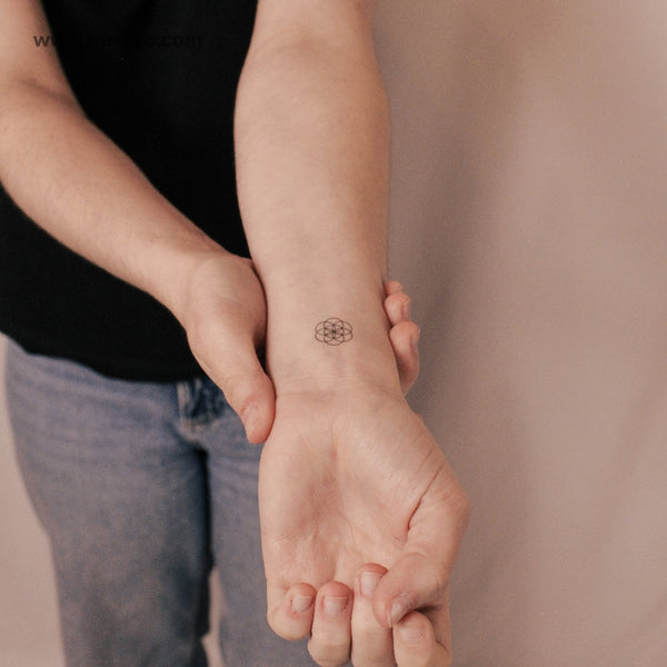 Tatuaje semipermanente Semilla de la Vida - Juego de 2