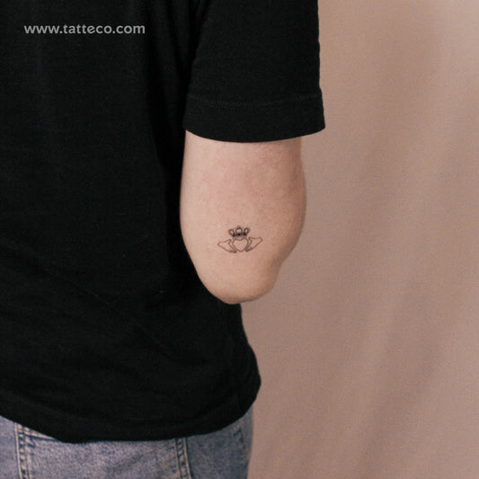 Tatuaje semipermanente de Claddagh - Juego de 2