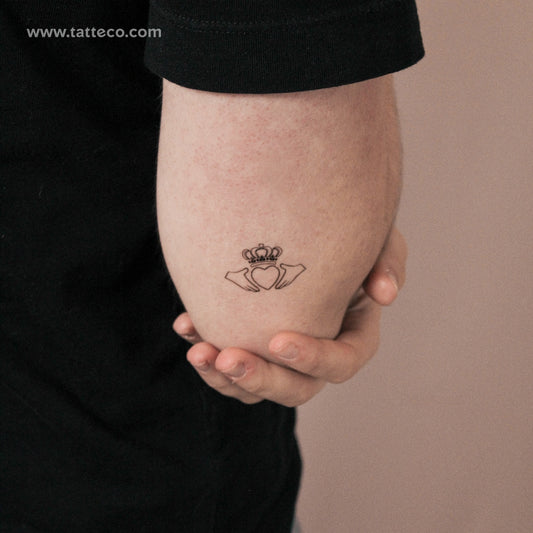 Tatuaje semipermanente de Claddagh - Juego de 2