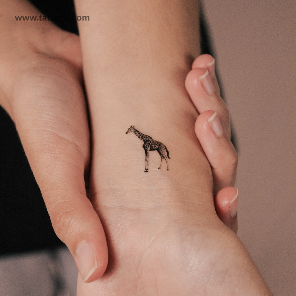 Giraffe Semi-Permanent Tattoo - Set of 2