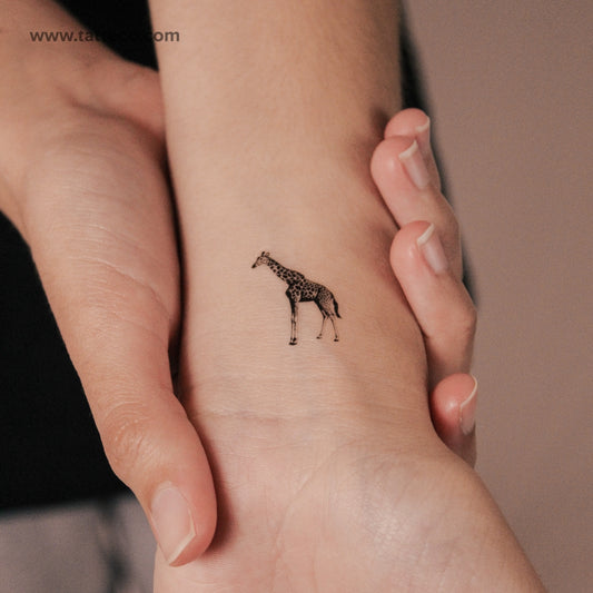 Giraffe Semi-Permanent Tattoo - Set of 2
