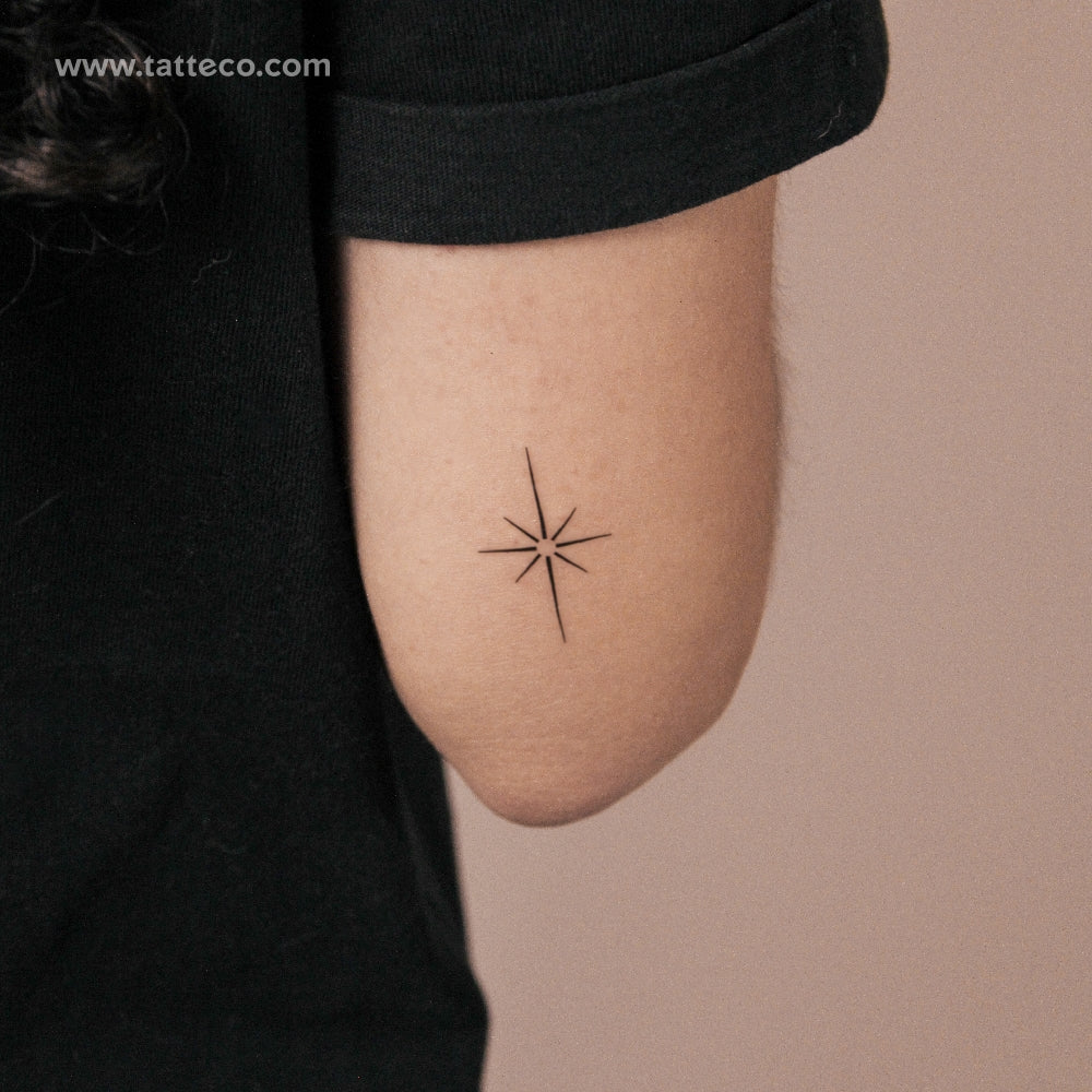 North Star Semi-Permanent Tattoo - Set of 2