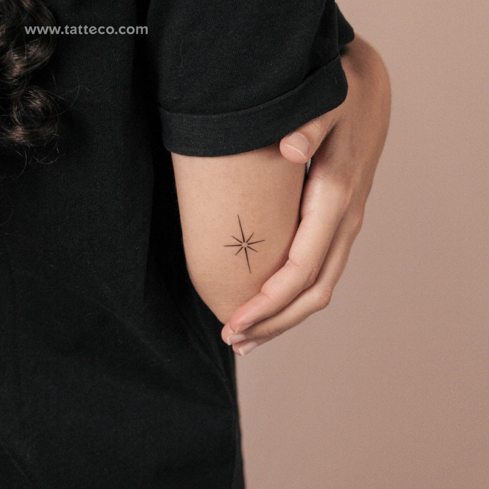 North Star Semi-Permanent Tattoo - Set of 2