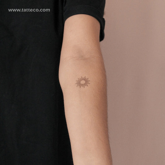 Tatuaje semipermanente de sol - Juego de 2
