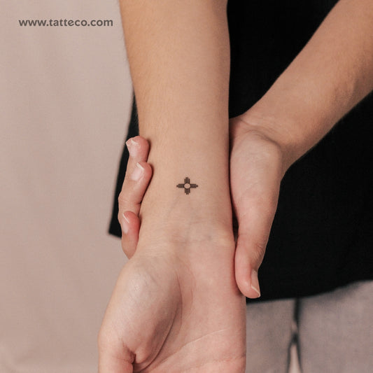 Tatuaje semipermanente Tiny Zia Sun - Juego de 2