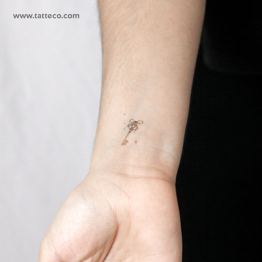 Little Vintage Key By Stefano Mazza Temporary Tattoo - Set of 3