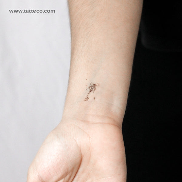 Little Vintage Key By Stefano Mazza Temporary Tattoo - Set of 3