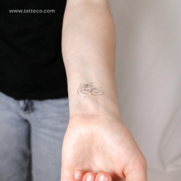 Heart Pendant By Stefano Mazza Temporary Tattoo - Set of 3