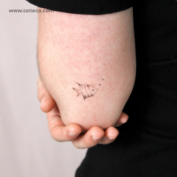 Fish By Stefano Mazza Temporary Tattoo - Set of 3