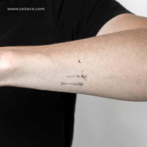Mermaid Soul By Stefano Mazza Temporary Tattoo - Set of 3