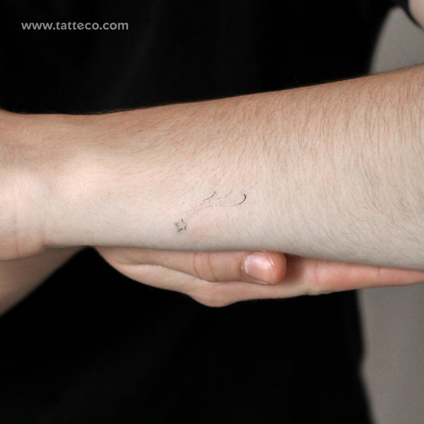 Shooting Star By Stefano Mazza Temporary Tattoo - Set of 3