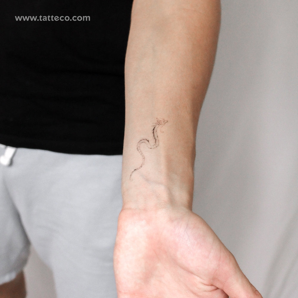 Dragon By Stefano Mazza Temporary Tattoo - Set of 3