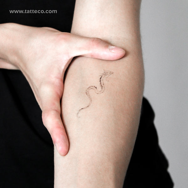 Dragon By Stefano Mazza Temporary Tattoo - Set of 3
