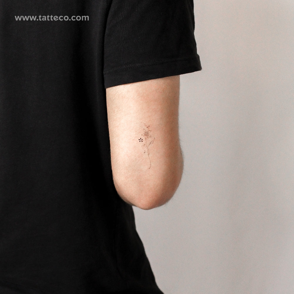 Lily By Stefano Mazza Temporary Tattoo - Set of 3
