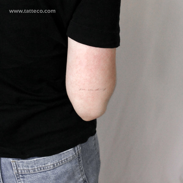 You Are Shining By Stefano Mazza Temporary Tattoo - Set of 3