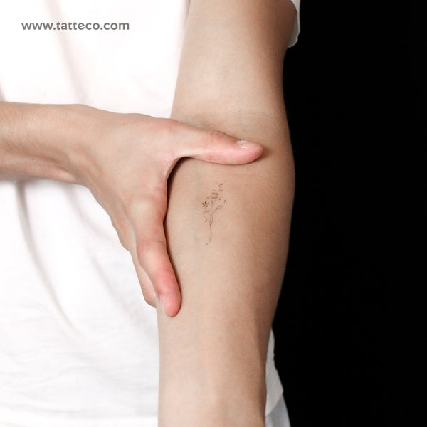 Lily By Stefano Mazza Temporary Tattoo - Set of 3
