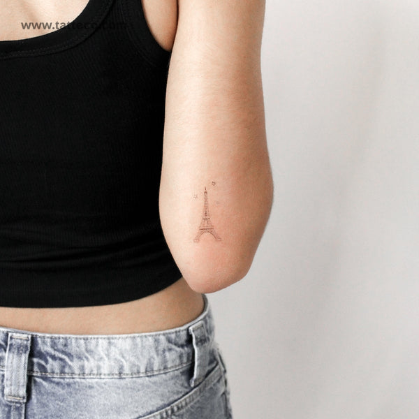 Eiffel Tower By Stefano Mazza Temporary Tattoo - Set of 3