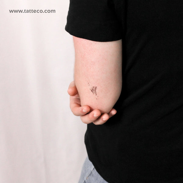 Butterfly By Stefano Mazza Temporary Tattoo - Set of 3