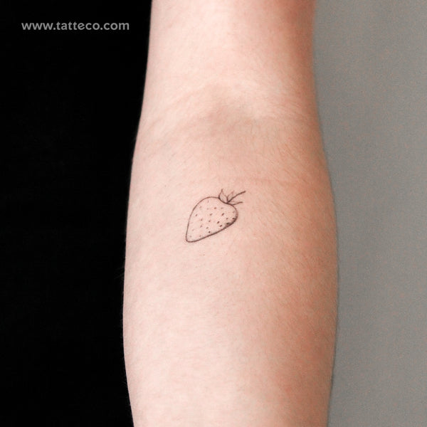 Strawberry By Stefano Mazza Temporary Tattoo - Set of 3