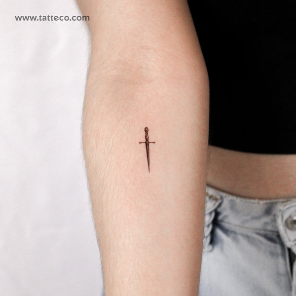 Dagger Temporary Tattoo - Set of 3