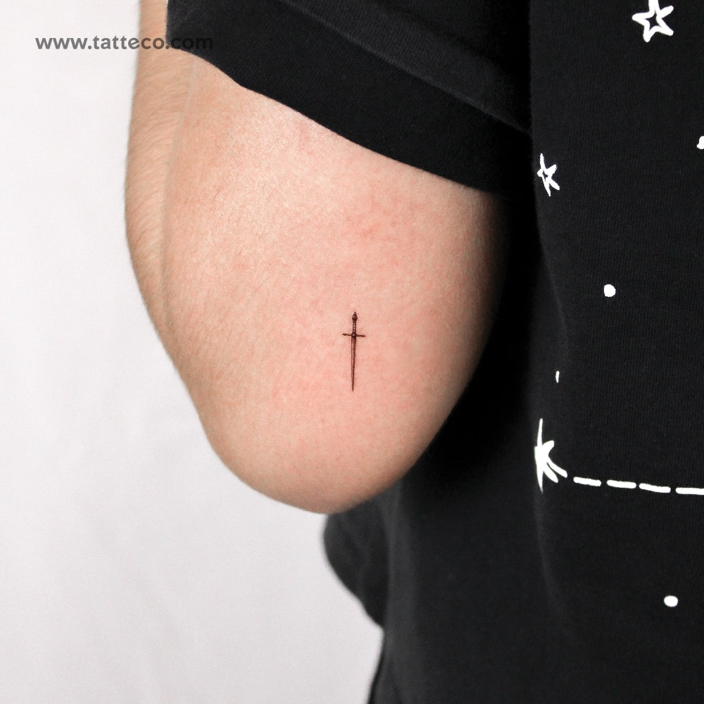 Little Dagger Temporary Tattoo - Set of 3