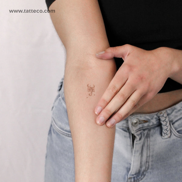 Little Scorpion By Stefano Mazza Temporary Tattoo - Set of 3