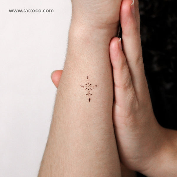 Arrow Ornament By Stefano Mazza Temporary Tattoo - Set of 3