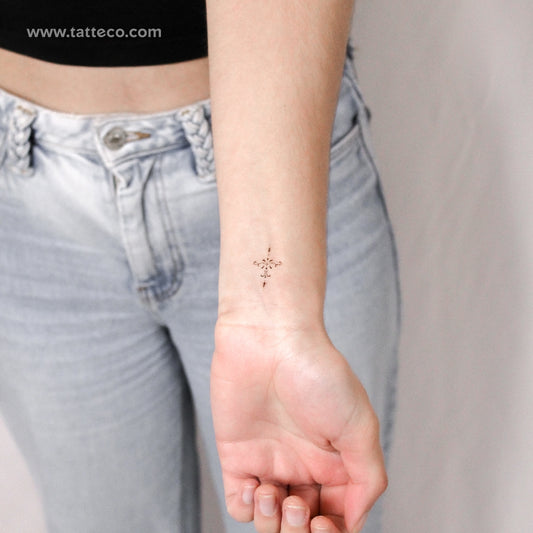 Arrow Ornament By Stefano Mazza Temporary Tattoo - Set of 3