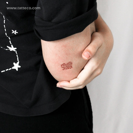 Red Welsh Dragon Temporary Tattoo - Set of 3