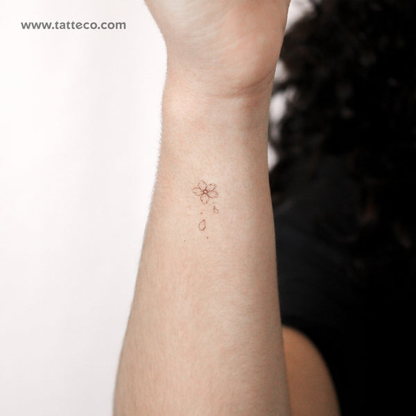Forget-me-not By Stefano Mazza Temporary Tattoo - Set of 3