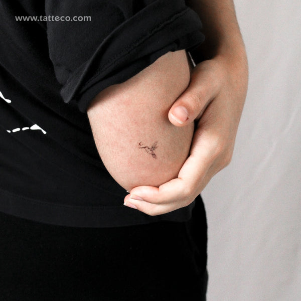 Hummingbird By Stefano Mazza Temporary Tattoo - Set of 3