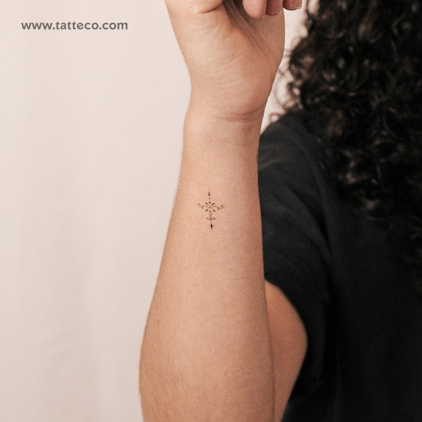 Arrow Ornament By Stefano Mazza Temporary Tattoo - Set of 3