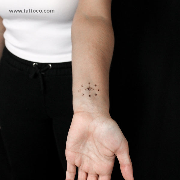 Moon Eye By Stefano Mazza Temporary Tattoo - Set of 3