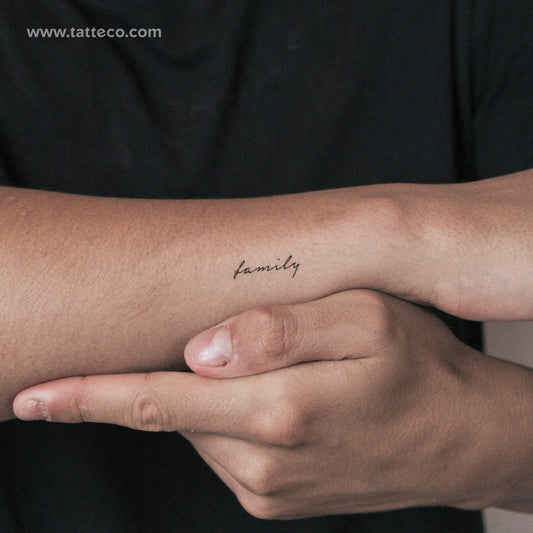 Tatuaje semipermanente familiar - Juego de 2