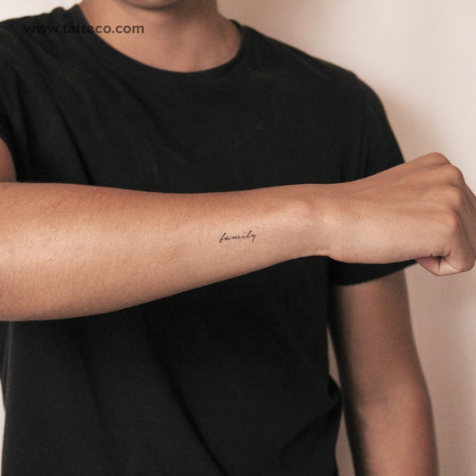 Tatuaje semipermanente familiar - Juego de 2