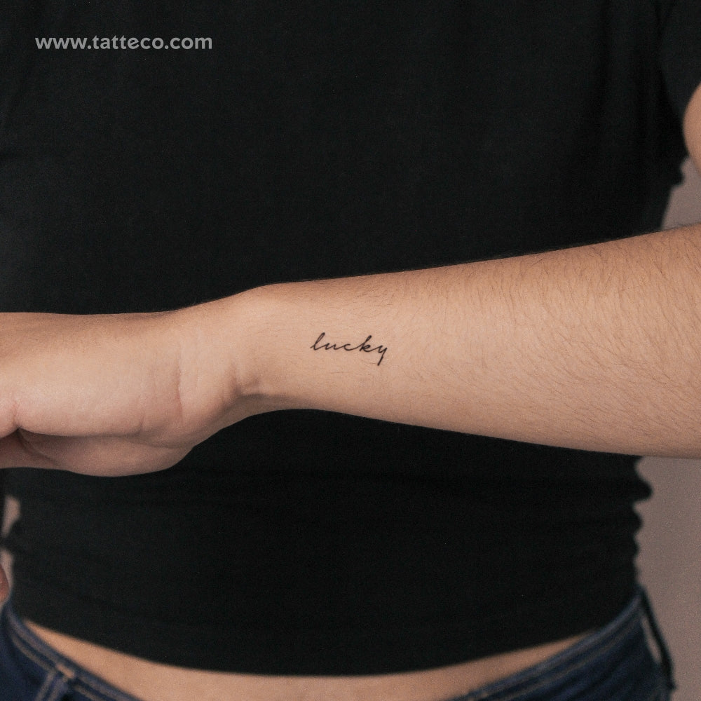 Lucky Semi-Permanent Tattoo - Set of 2