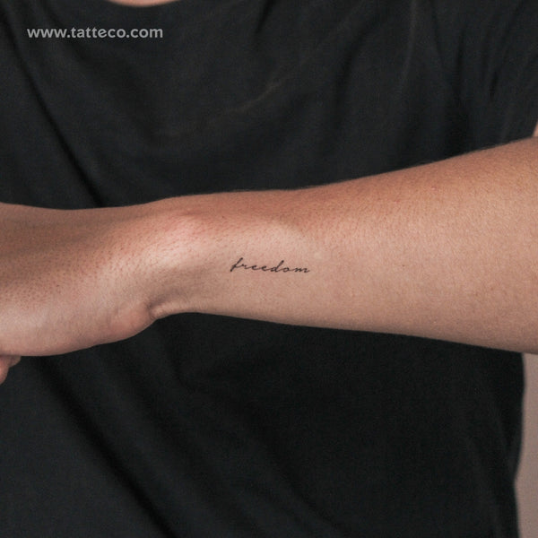 'Freedom' Semi-Permanent Tattoo - Set of 2