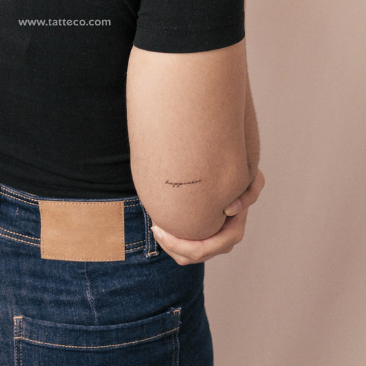 Tatuaje semipermanente de felicidad - Juego de 2