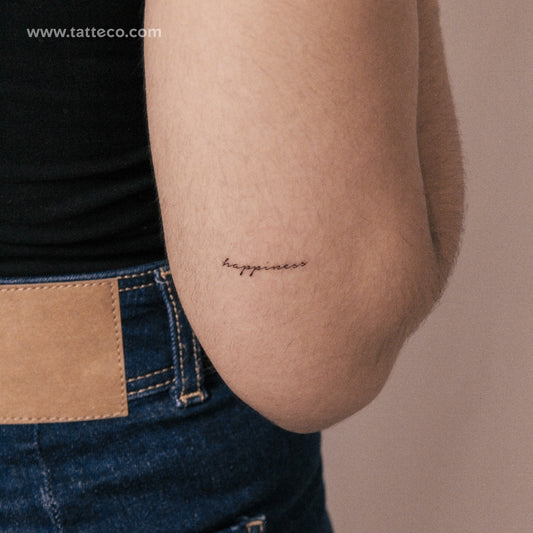 Tatuaje semipermanente de felicidad - Juego de 2