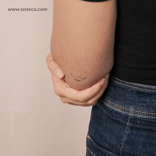 Manta Ray Semi-Permanent Tattoo - Set of 2