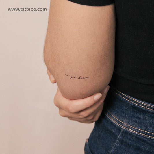 Tatuaje semipermanente Carpe Diem - Juego de 2