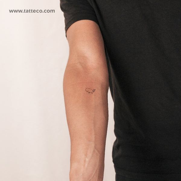 Whale Semi-Permanent Tattoo - Set of 2