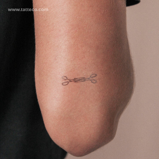 Scissoring Semi-Permanent Tattoo - Set of 2