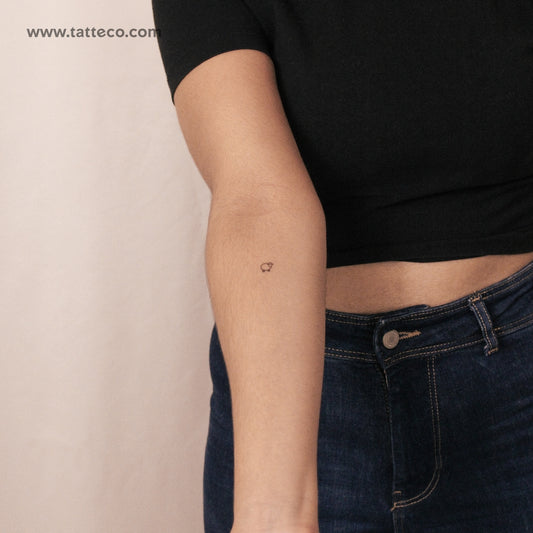 Tatuaje semipermanente de oveja pequeña (juego de 2)