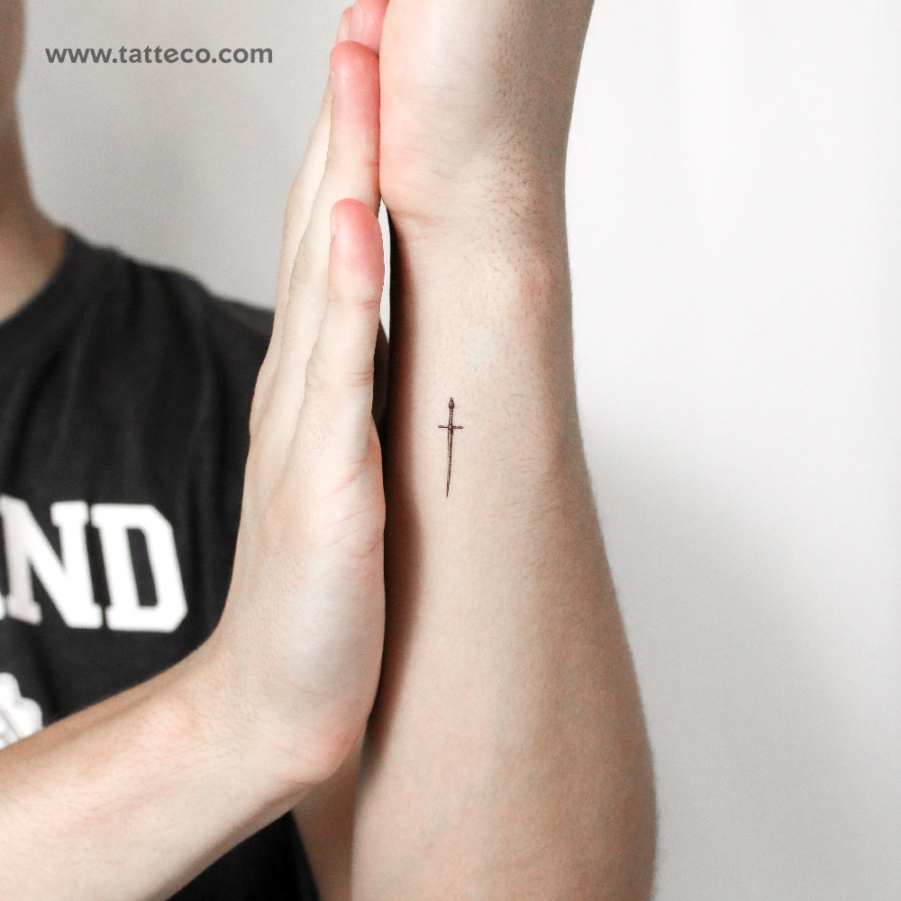 Little Dagger Temporary Tattoo - Set of 3